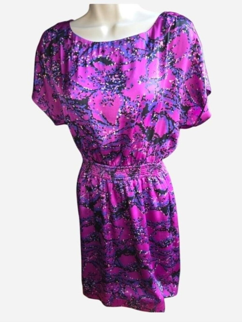 BCBGeneration Abstract Floral Dress